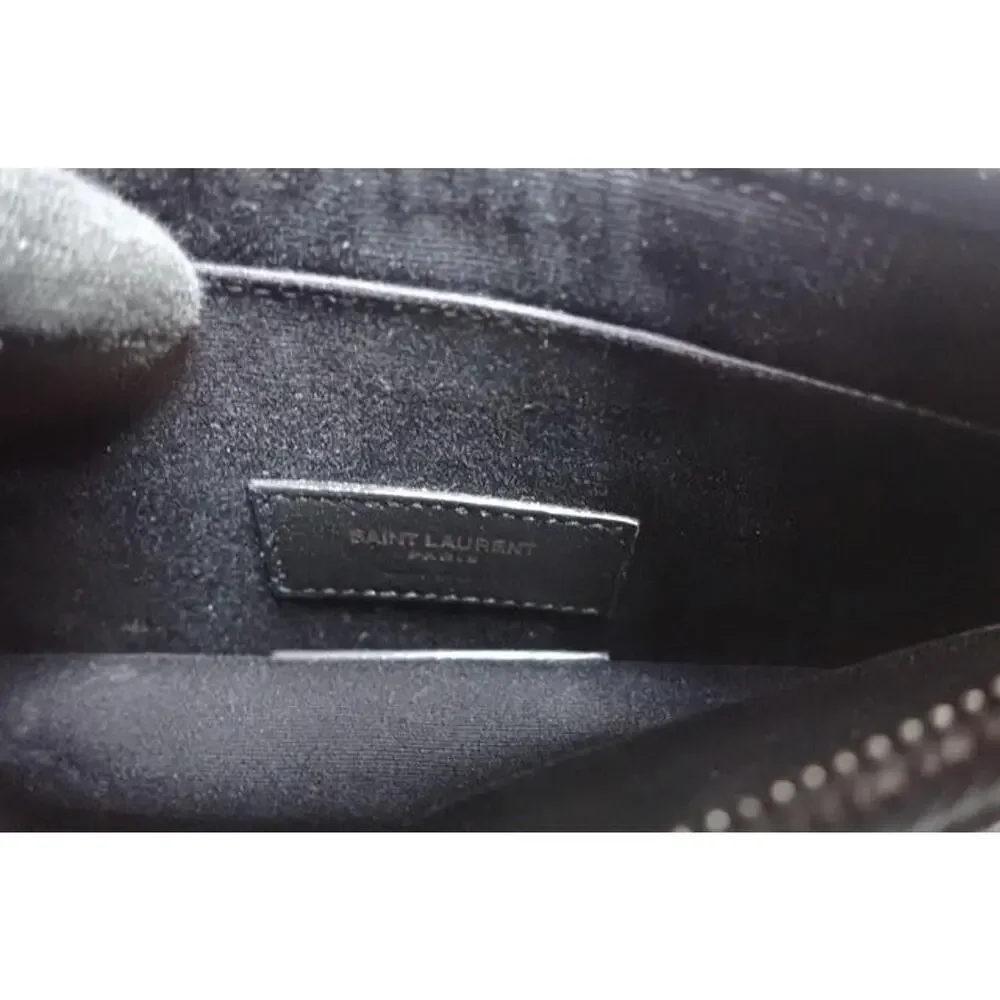 Saint Laurent Monogram Bill Pouch Black - Picture 5 of 5